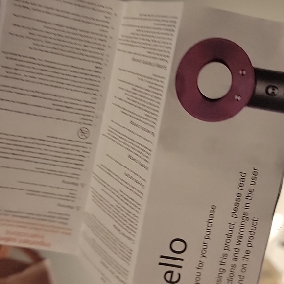 New Black and Pink Hair Dryer with 5 Attachments Great Gift - Picture 5 of 6